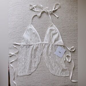 ADIKA butterfly top (xs) (white)